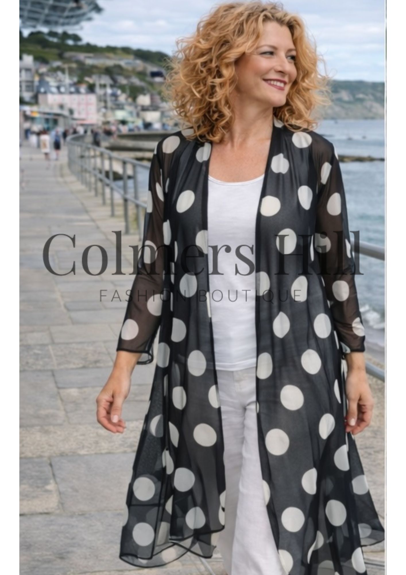 Kozan Maris Mesh Jacket Dalmatian SH-2855 ⋆ Colmers Hill Fashion