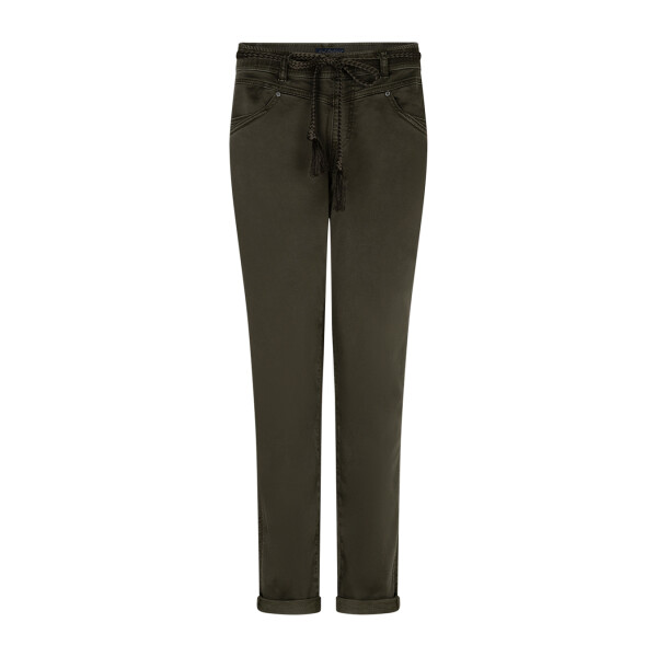 Red Button Tessy Jogger Dark Green L31 SRB5023 with braided tie waist and tapered legs