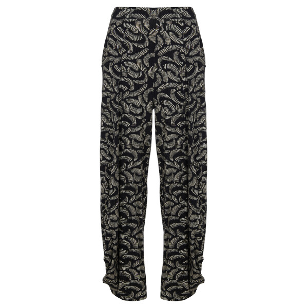 Kozan Jade Pants Echo black and stone trousers back view
